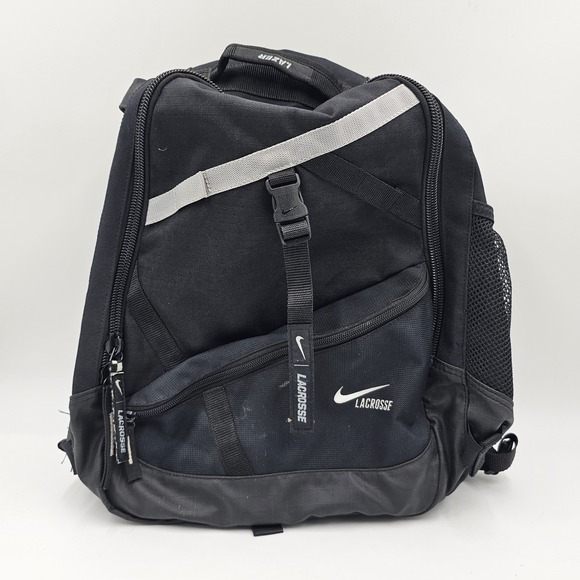 Nike Other - Nike Lacrosse‎ Lazer Backpack Black Insulated Gear Bag Sports Travel Rucksack